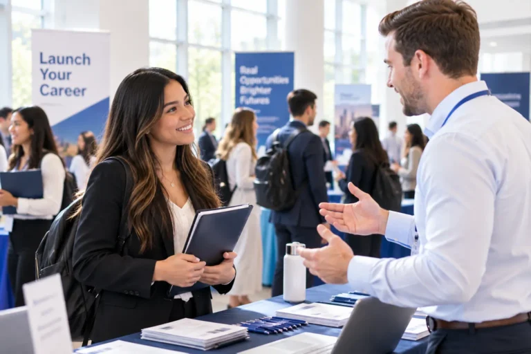 Prepare for a college career fair